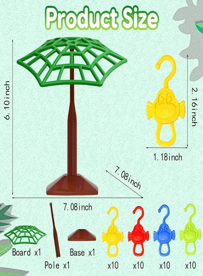 rytopt Monkey Balance Tree Game, 2-Player Balance Tree Board Game, Interactive Family Balance Tree Tabletop Game, Board Games, Family Games, Family Game Night - Image 2
