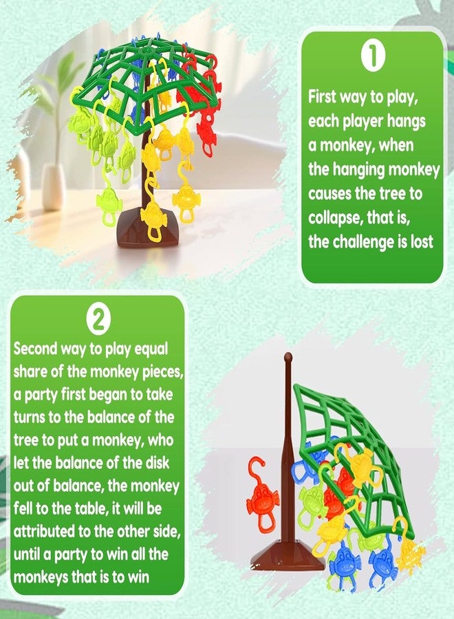 rytopt Monkey Balance Tree Game, 2-Player Balance Tree Board Game, Interactive Family Balance Tree Tabletop Game, Board Games, Family Games, Family Game Night - Image 3