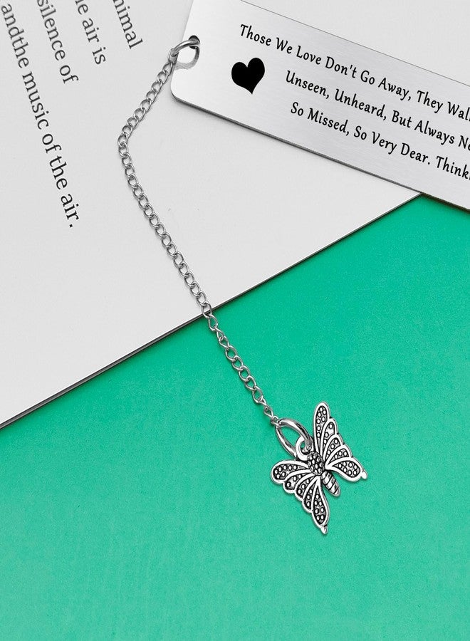 Baipilu Memorial Gift for Loss of Dad Mom Sympathy Gift in Memory of Husband Wife Inspirational Bookmark Loss of Grandpa Grandma Gift Condolence Gift for Friend Remembrance Bereavement Gift Memorial Bookmark - Image 3