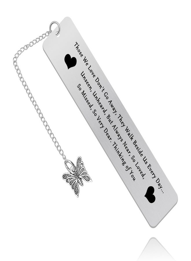 Baipilu Memorial Gift for Loss of Dad Mom Sympathy Gift in Memory of Husband Wife Inspirational Bookmark Loss of Grandpa Grandma Gift Condolence Gift for Friend Remembrance Bereavement Gift Memorial Bookmark - Image 1