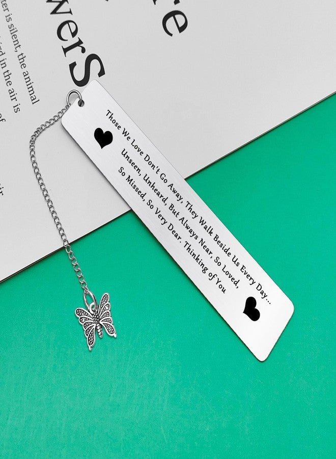 Baipilu Memorial Gift for Loss of Dad Mom Sympathy Gift in Memory of Husband Wife Inspirational Bookmark Loss of Grandpa Grandma Gift Condolence Gift for Friend Remembrance Bereavement Gift Memorial Bookmark - Image 4