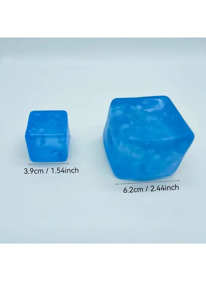 Mini Plus 2PCS Maltose Ice Cube Stress Relief Squeeze Toy Soft Durable Fidget Gadget Gift - Image 2