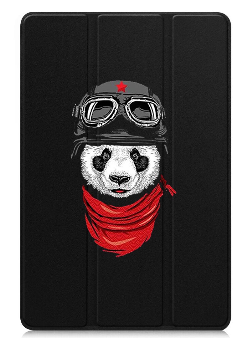 Theodor Protective Flip Case For Huawei MatePad 11.5 S (2024) With Trifold Stand Auto Wake Sleep Shockproof Cover Panda - Image 1