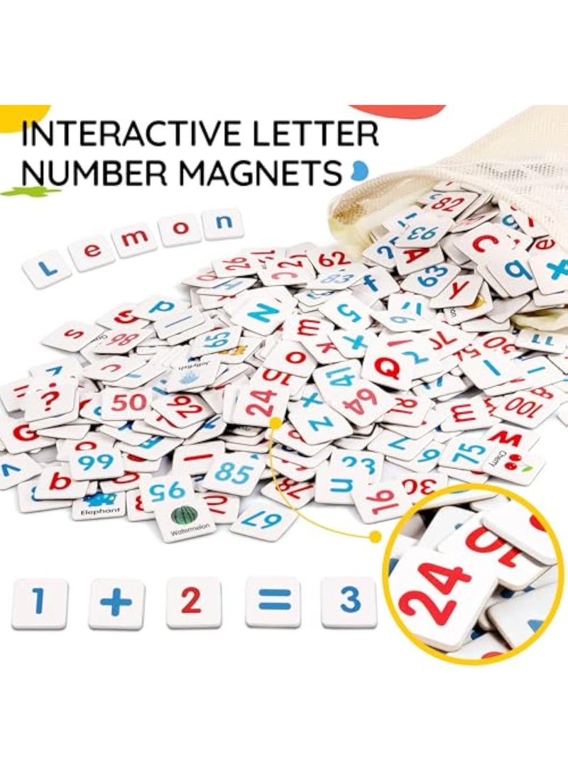 Arabest Magnetic Letters And Numbers, Abacus For Kids Math, Fridge Magnets Easel For Kids, Alphabet Magnets, Magnetic Alphabet Letters, Learning Educational Toys Gifts For 3 4 5 6 7 8+ Year Old Girls Boys - Image 4