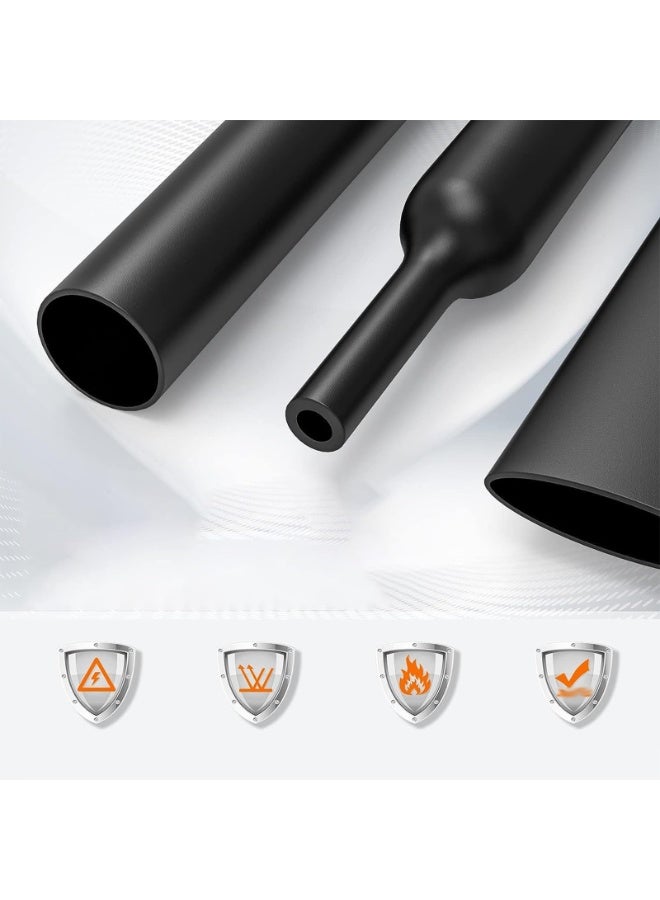 Heat Shrink Tubing,Electrical Wire Cable Wrap Assortment Electric Insulation Heat Shrink Tube Kit with Box (Size : 560PCS) - Image 4