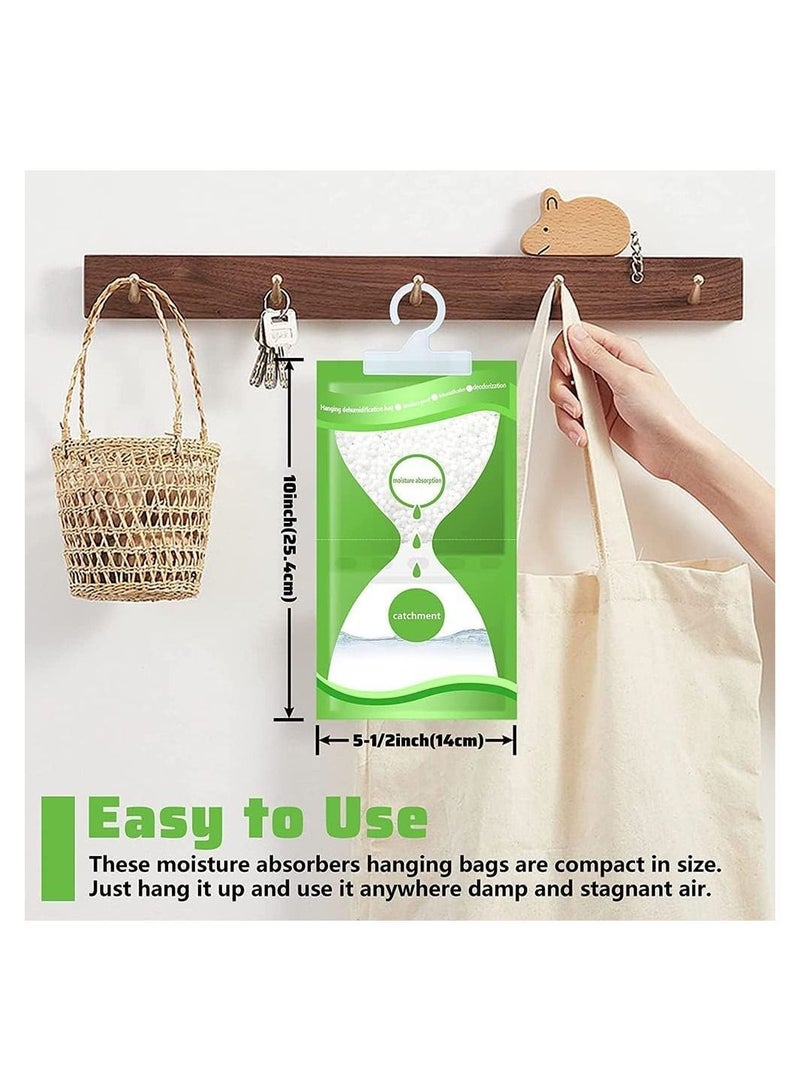 Y&D 10 Pack Moisture Absorber Bag, Hygroscopic Desiccant Hanging Bags, Unscented Humidity Absorbers, Efficient Dehumidifier Bags for Kitchens,Bathrooms,Closet - Image 5