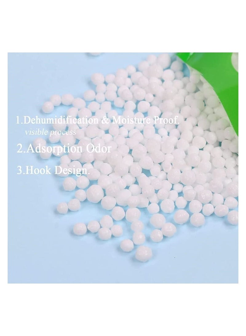 Y&D 10 Pack Moisture Absorber Bag, Hygroscopic Desiccant Hanging Bags, Unscented Humidity Absorbers, Efficient Dehumidifier Bags for Kitchens,Bathrooms,Closet - Image 2