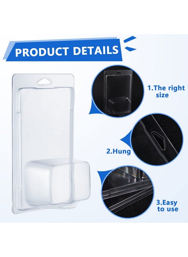 Tatuo 12 Pcs Protector Packs Compatible with Hot Wheels Model Car Clamshell Cases Plastic Display Protective Case Clear Die Cast Car Blister Pack Covers Storage(7.5 x 5 x 2 Inch,Stylish Style) - Image 3