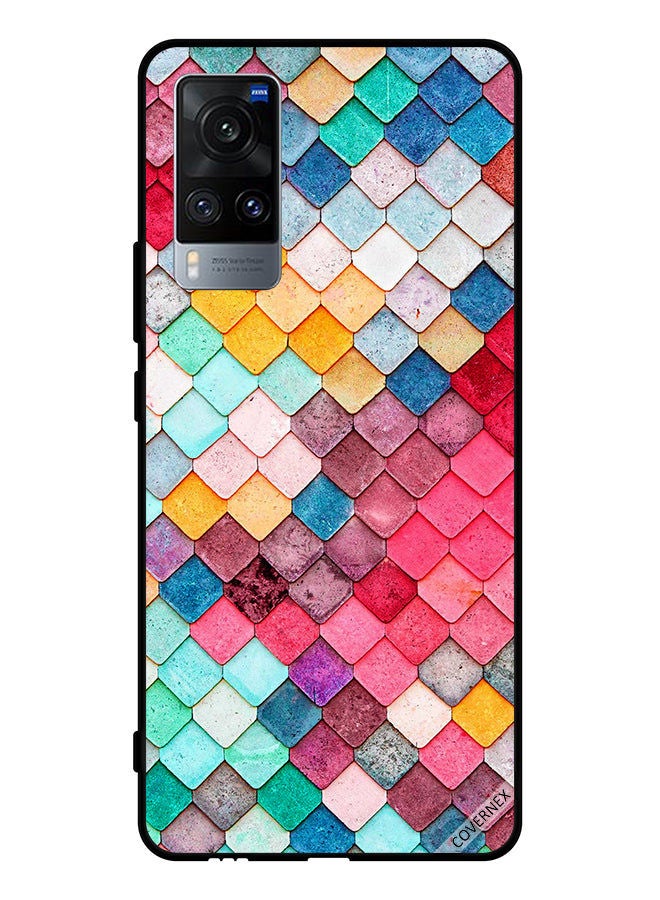 Covernex غطاء حماية لهاتف Vivo X60 بنمط مربع ماسي - Image 1