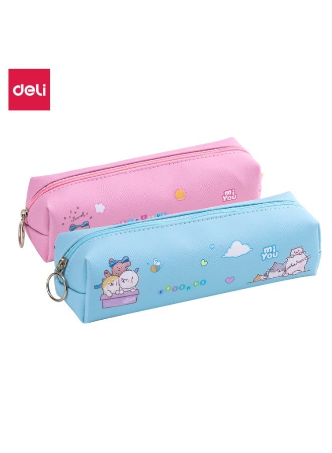 ديلي حقيبة أقلام Deli EH902 مقاس 19×5×5 سم - ألوان عشوائية - Image 1