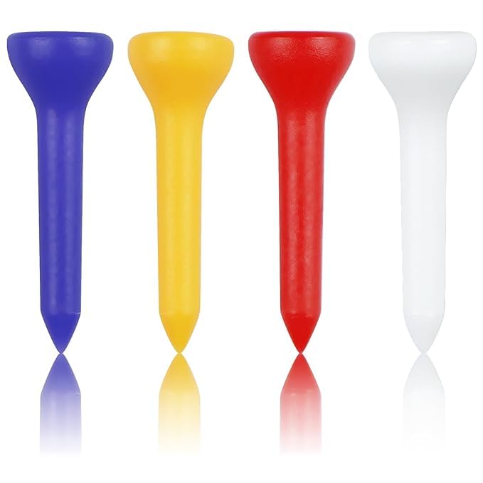 GolfBasic Store 49mm Premium Bowl Shaped Golf Tees (Pack of 24 pcs) - Image 1