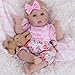 Milidool Lifelike Reborn Baby Dolls Girl Realistic 18Inch Newborn Baby Doll Nice Gift for Kids Age 3 Parentstobe GrandparentsPink Clothes - Image 2