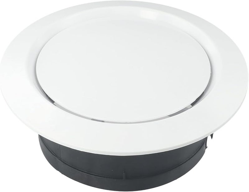 Adjustable ABS Ceiling Air Vent Grille Cover 150MM Noise Reduction for Central Air Conditioning - Image 4