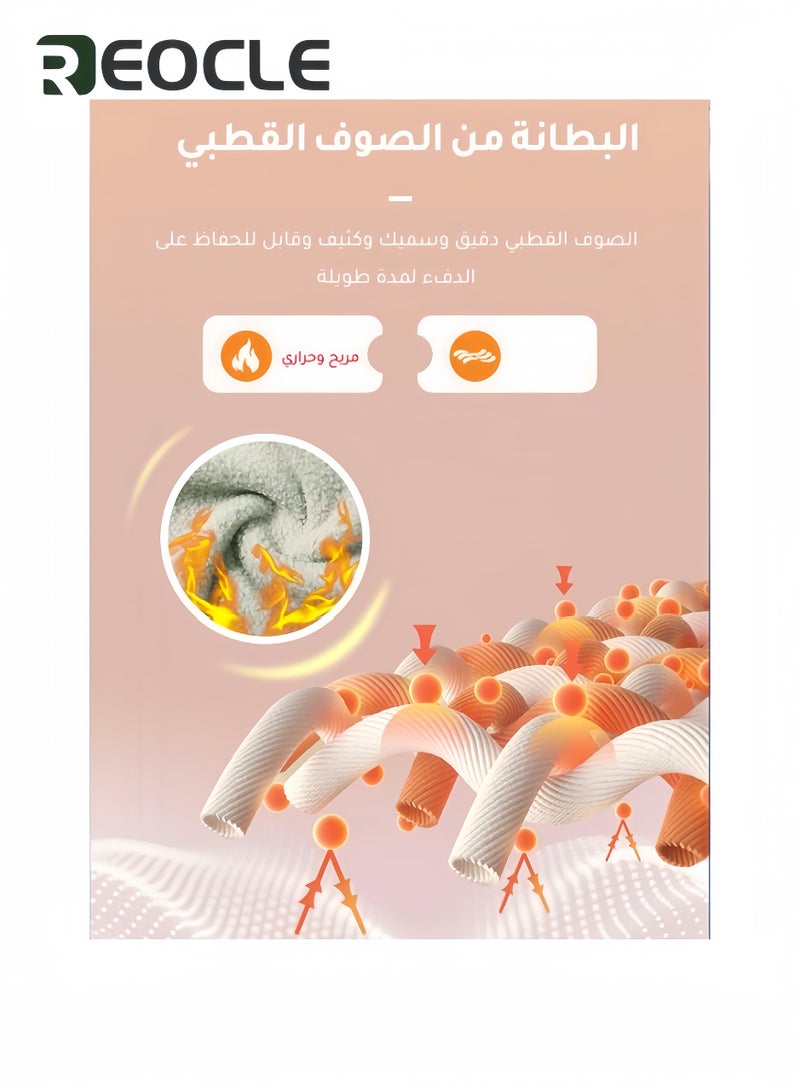 ريوكل جاكيت سوفتشيل رجالي خارجي مقاوم للماء وجيد التهوية من الصوف الناعم للجري في الهواء الطلق وركوب الدراجات والمشي لمسافات طويلة والتسلق باللون رمادي - Image 4