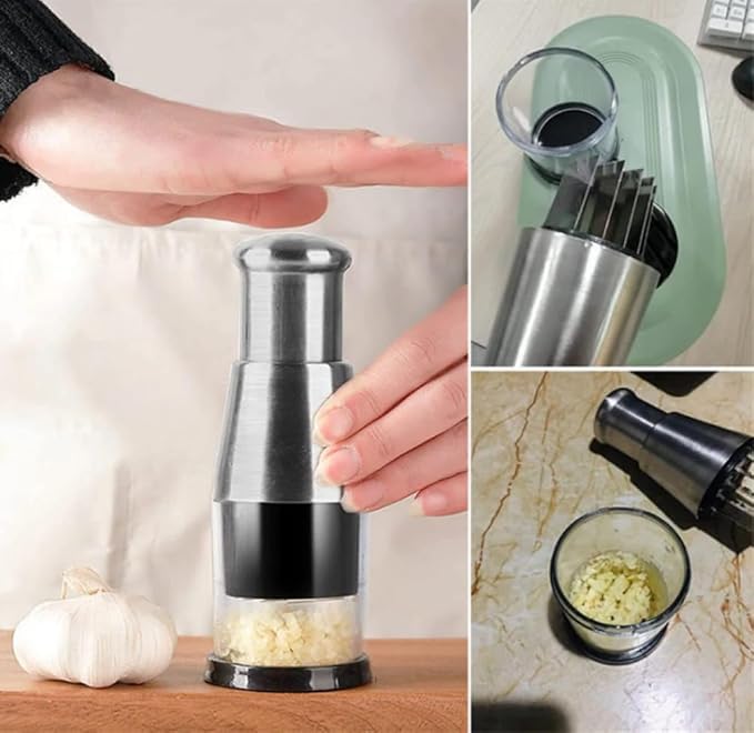 Suicune MultiFunction Manual Onion Chopper Garlic Crusher Pressing Food Cutter Vegetable Slicer Peeler Mincer Kitchen Tools Durable - Image 5