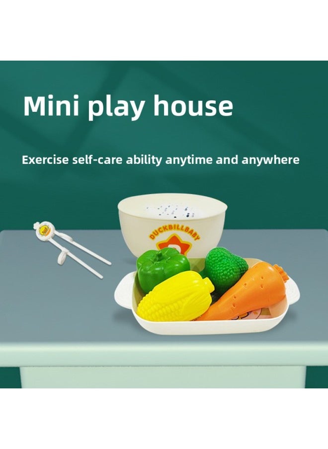 Zhen Chao Platypus Baby Play House Toy Yellow Duck Simulation Electric Washing Machine Deposit And Withdrawal ATM Machine Savings Cabinet-Color:515 Platypus Porous Bubble Camera  - Image 4