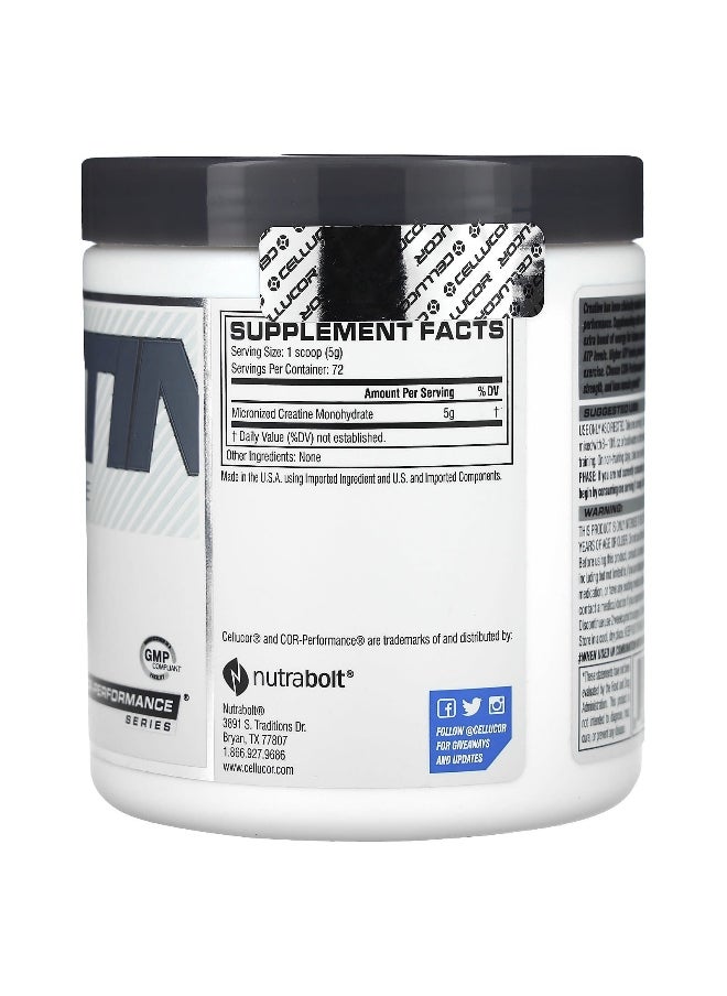C4  Cellucor C4 / Cellucor, Creatin, COR-Performance® Creatine , Unflavored, 12.69 oz (360 g)  - Image 2