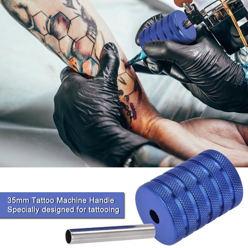 35mm Aluminum Tattoo Machine Handle Grip Tube Adjustable For Cartridge Tattoo Needle Rotary& Coil Tattoo Machine Handle Grip Black - Image 5