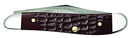 Case WR XX Pocket Knife Brown Synthetic Jigged Peanut Item #046 - (6220 SS) - Length Closed: 2 7/8 Inches - Image 4