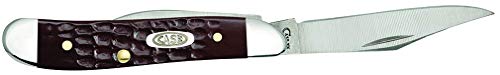 Case WR XX Pocket Knife Brown Synthetic Jigged Peanut Item #046 - (6220 SS) - Length Closed: 2 7/8 Inches - Image 5