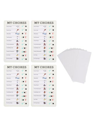 4pcs Chore Chart Memo Board Detachable to Do List Message Board with 10 Cards for Household Offices - pzsku/Z58B052B554A477852C16Z/45/1746390917/3f957465-3558-48f8-a2c1-841277178ca5