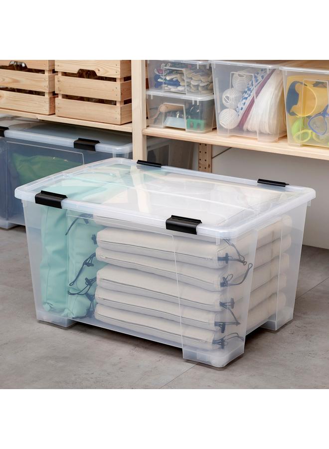 زبون قفل مشبك للصندوق 55/130 لتر، أسود - Image 4