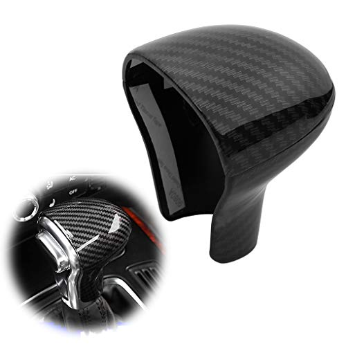 JINZHAO JIECHEN Sport Style Carbon Fiber Print Auto Gear Shift Knob Cover Trim Replacement for Au-di A4 A5 A6 S6 A7 S7 Q5 Q7 Accessories - Image 1