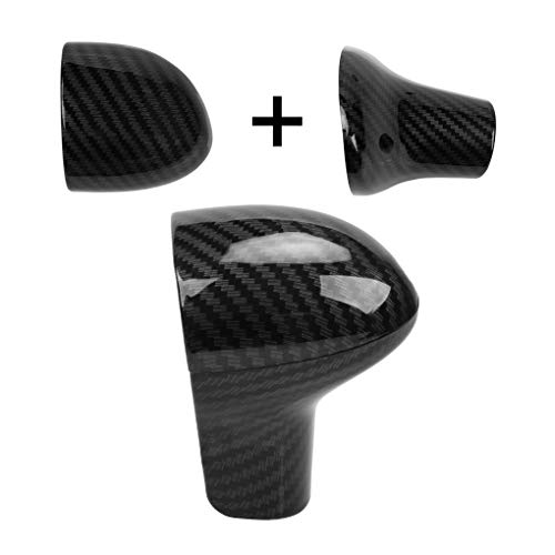 JINZHAO JIECHEN Sport Style Carbon Fiber Print Auto Gear Shift Knob Cover Trim Replacement for Au-di A4 A5 A6 S6 A7 S7 Q5 Q7 Accessories - Image 2