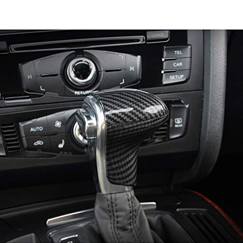 JINZHAO JIECHEN Sport Style Carbon Fiber Print Auto Gear Shift Knob Cover Trim Replacement for Au-di A4 A5 A6 S6 A7 S7 Q5 Q7 Accessories - Image 5