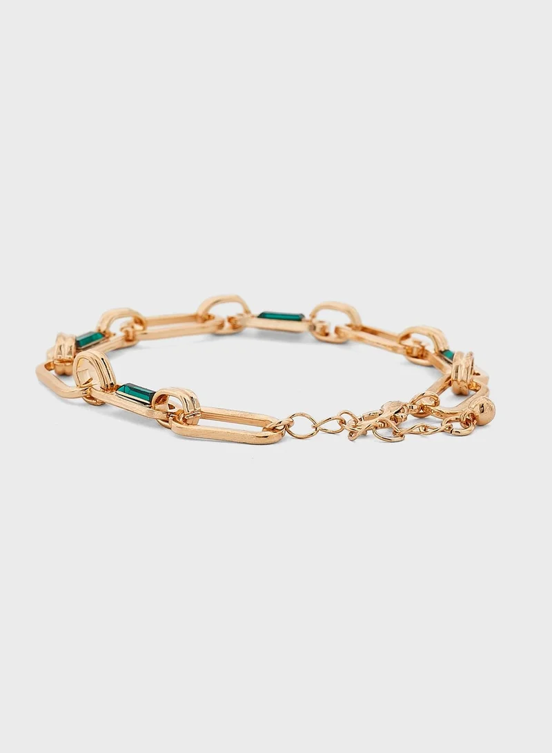 ELLA Crystal Chain Bracelet