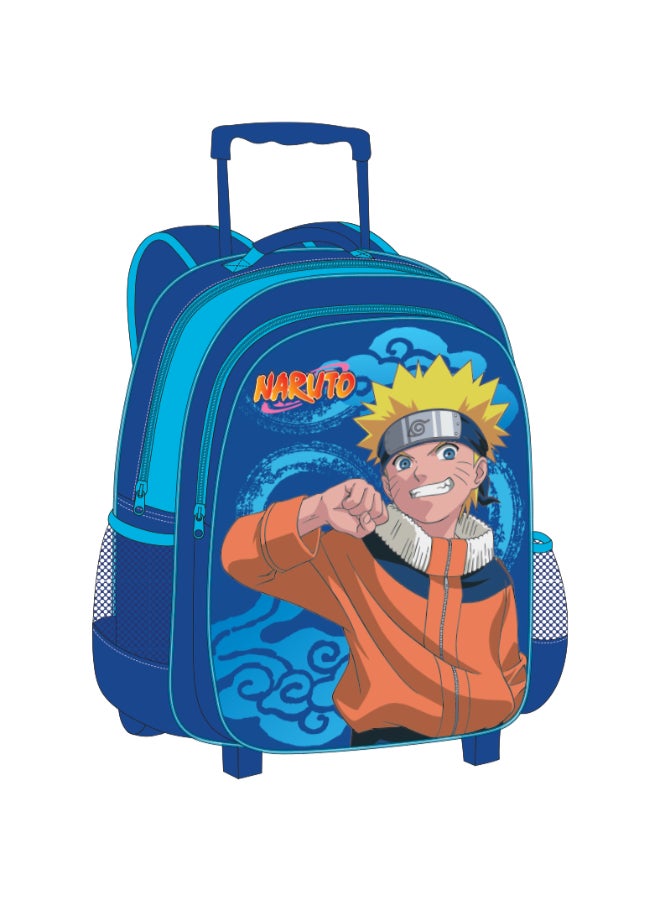 Naruto 5 in 1 Value Pack (16" Trolley Bag with Lunch Box, Lunch bag, Water Bottle and Pencil Case)