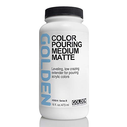 GOLDEN Artist Colors Pouring Medium, Matte Finish, 16 ounce bottle (3502-6) - Image 5