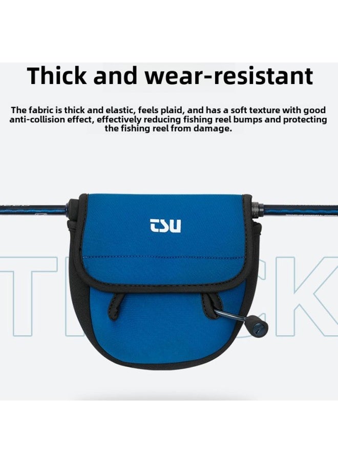 Generic - Fishing House Spinning Wheel Bag Thickened Portable Fishing Reel Bag Lure Wheel Bag Special Dustproof Lure Wheel Protective Cover-Color:Size M Spinning Wheel Bag - Image 1
