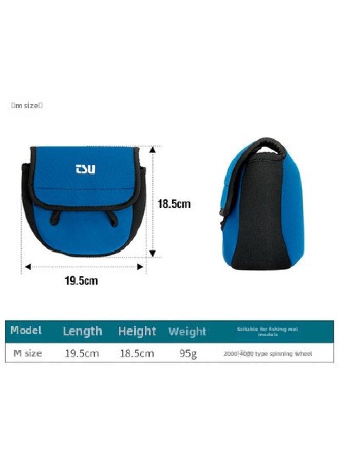 Generic - Fishing House Spinning Wheel Bag Thickened Portable Fishing Reel Bag Lure Wheel Bag Special Dustproof Lure Wheel Protective Cover-Color:Size M Spinning Wheel Bag - Image 1