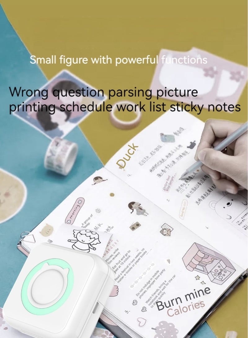 إم مياويان M MIAOYAN طابعة محمولة جديدة متصلة بالبلوتوث بدون حبر طابعة نصية صغيرة للجيب الحراري بدون حبر - Image 5