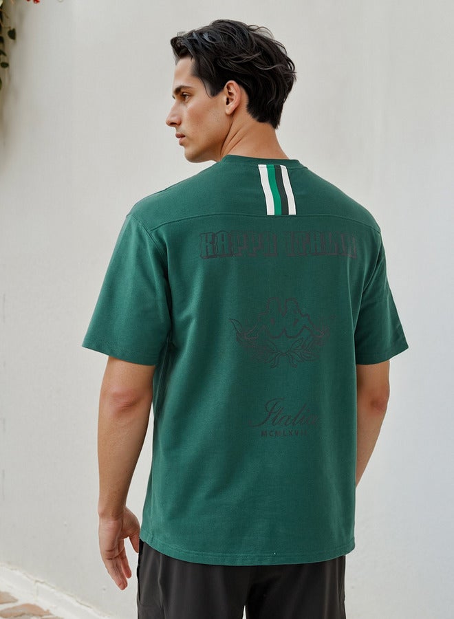 كابا تيشيرت كابا بطبعة جرافيك ورقبة دائرية - Image 3