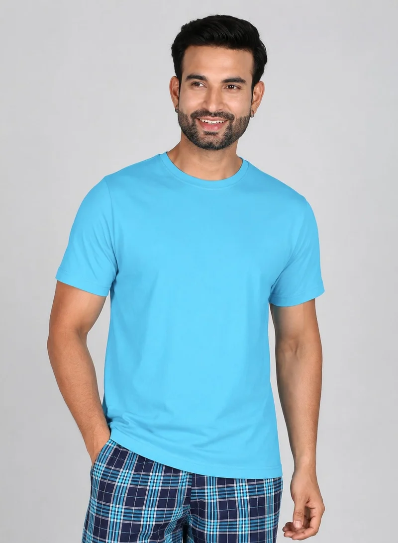 Victor And Jane  Mens - Short sleeve and Checkered Pyjama Set for Men | Best Price UAE