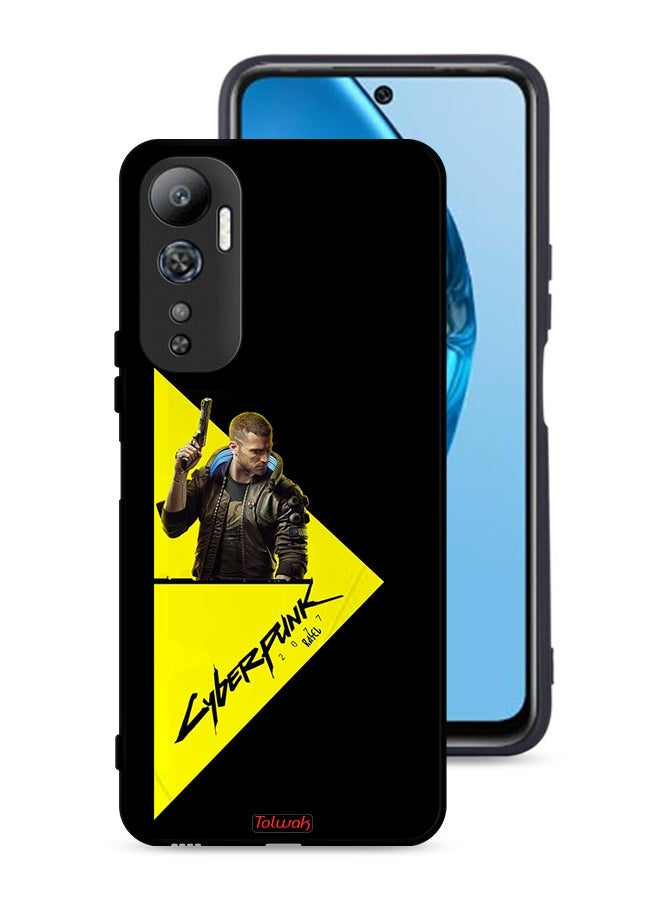 Tolwak Infinix Hot 20 4G Protective Case Cover Cyberpunk 2077  - Image 1