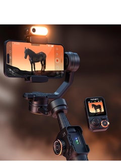 هوهم Hohem M7 - Handheld Mobile Gimbal with AI Trackers, Fill Light, Extension Pole and Detachable Touch Screen Remote  - Image 2