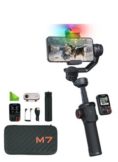 هوهم Hohem M7 - Handheld Mobile Gimbal with AI Trackers, Fill Light, Extension Pole and Detachable Touch Screen Remote  - Image 1