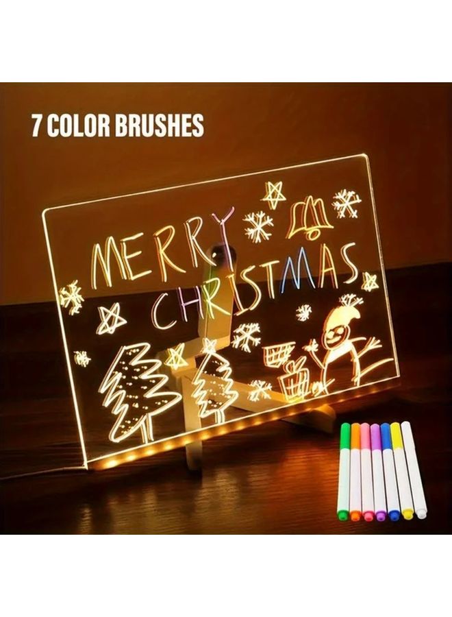 LED Luminous Acrylic Board J 95 Bracket USB Powered Erasable Drawing Whiteboard for Home Office Classroom - Image 4