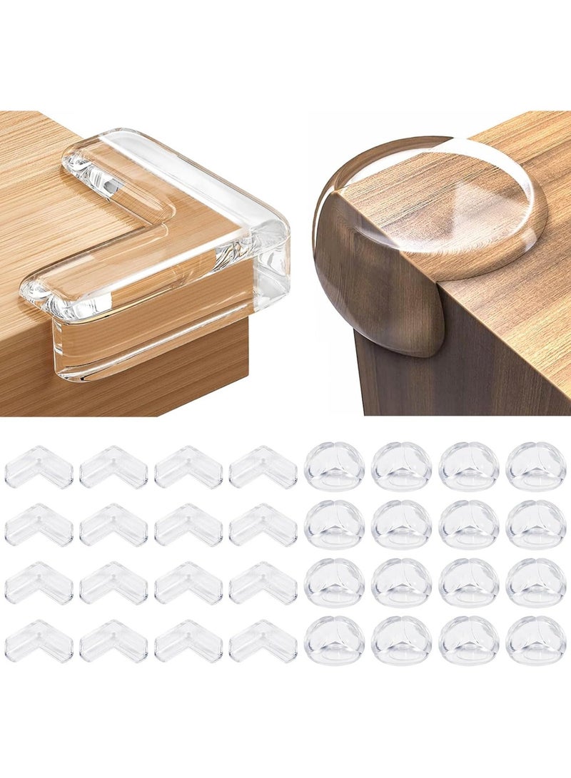 32 Pack Corner Protector Baby, Table Corner Protectors for Baby Corner Protector Guards Clear Corner Protectors for Furniture Corner Protectors - Image 2