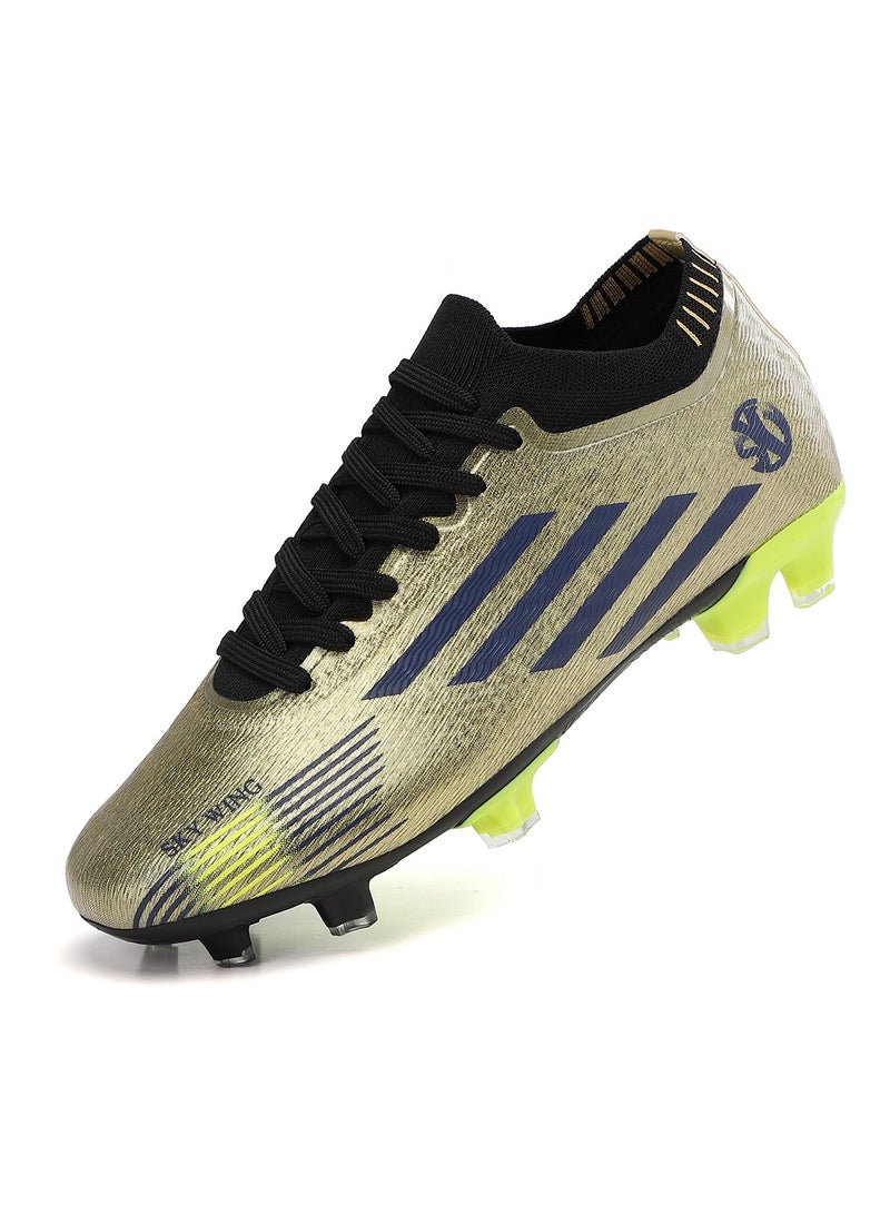 جناح السماء أحذية كرة القدم للرجال والنساء أحذية كرة قدم احترافية منخفضة الرقبة قابلة للتنفس للتدريب للجنسين أحذية رياضية داخلية وخارجية - Image 2