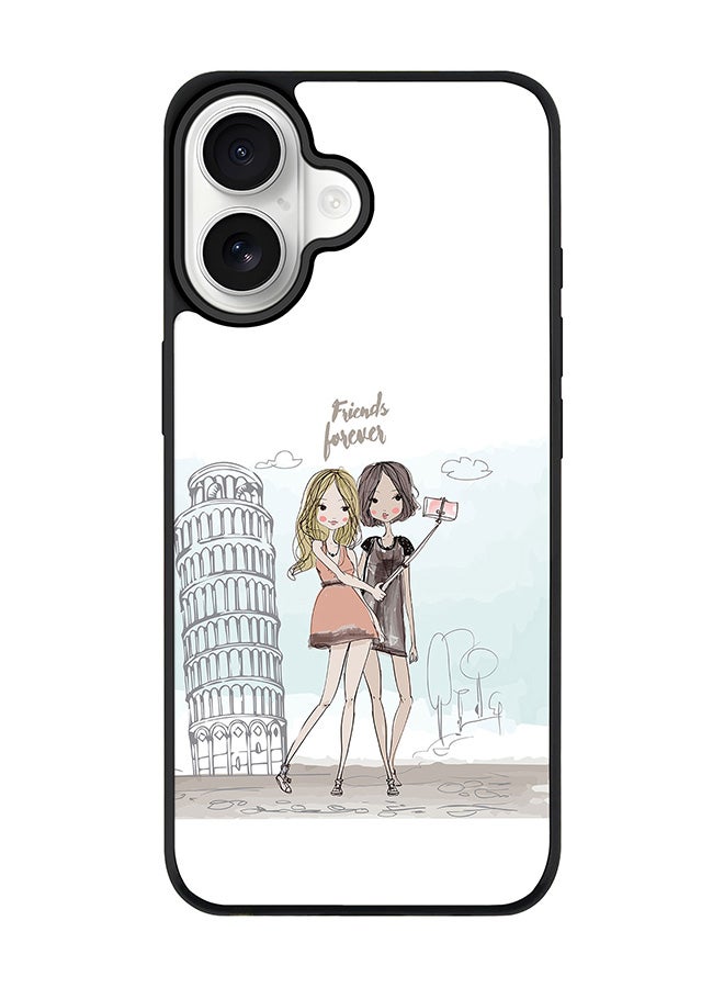 Stylizedd iPhone 17 Case, [Compatible with MagSafe] Slim Magnetic cover Phone Case iPhone 17 -Friends Forever - Image 1