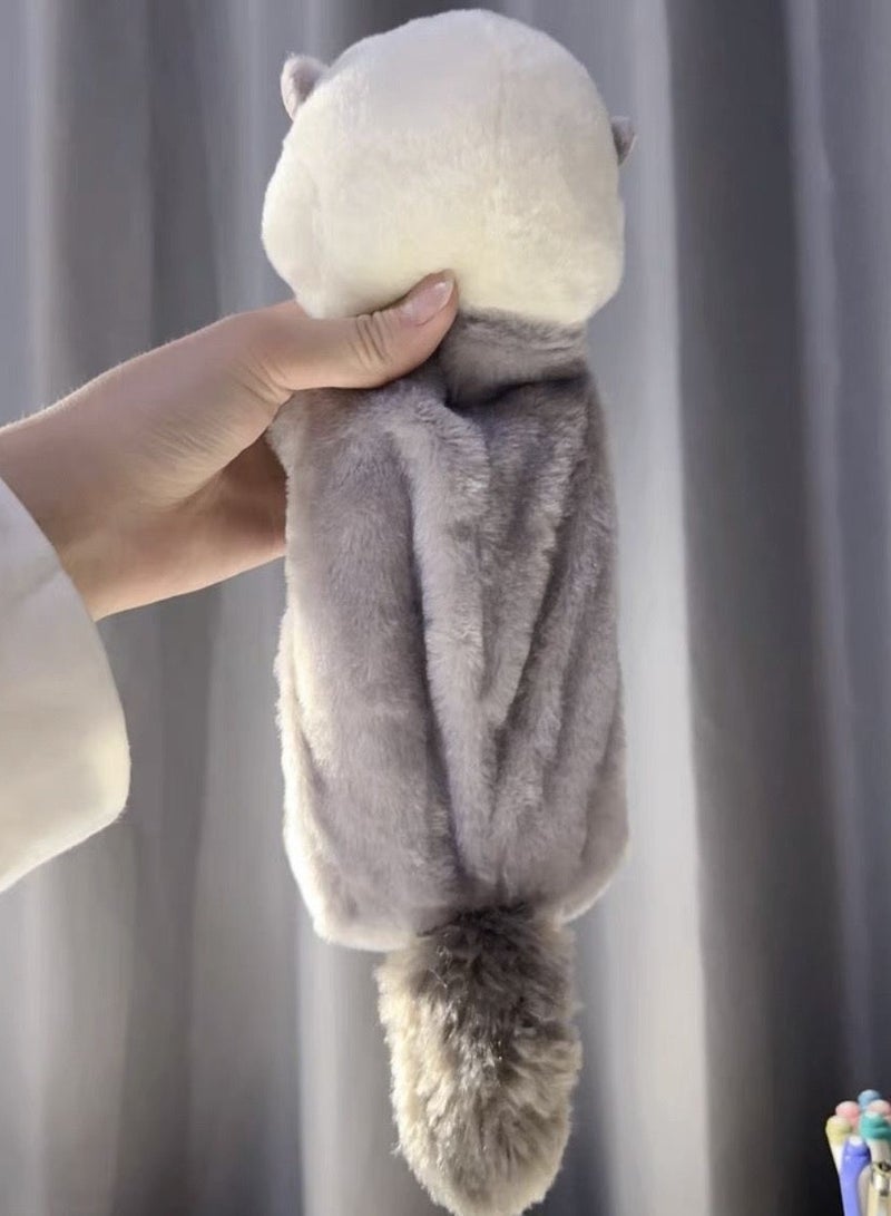 general Creative Plush Toy Pencil Case: High-Quality, Soft, and Cute Stress-Relief Plush Doll Stationery Storage Bag - Image 4