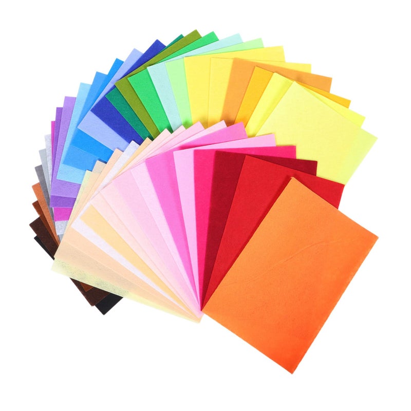 40 Non Woven Felt Squares For Kids Crafts DIY Projects And School Activities - Image 2