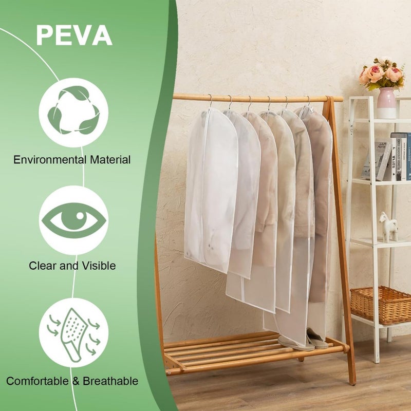 Clothes Cover 20 Pack Hanging Garment Bags, Dustproof Dress Bag with Zipper - Image 2