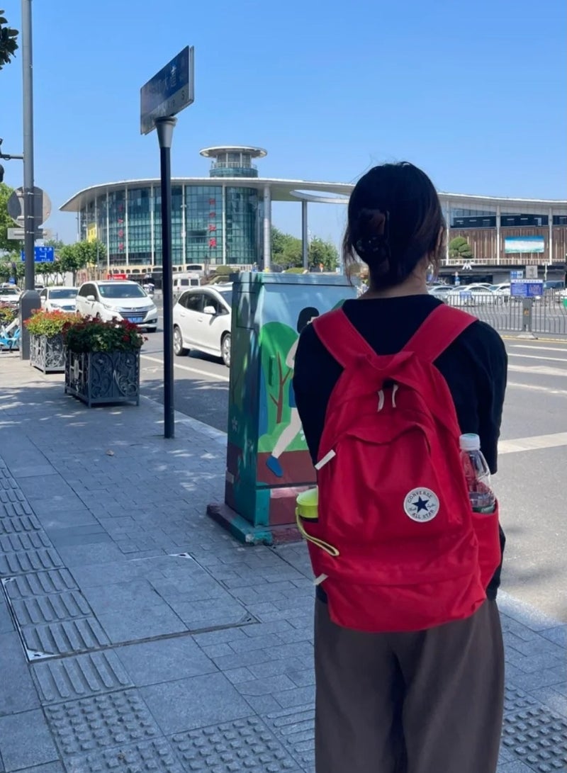 كونفرس 【موسم المدرسة】حقيبة مدرسية كلاسيكية GO 2، حقيبة مدرسية عمودية ملونة كلاسيكية، حقيبة مدرسية أساسية لبدء المدرسة، حقيبة مدرسية للسفر - Image 4