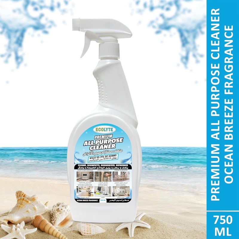 ECOLYTE+ Premium All Purpose Cleaner - Ocean Breeze - Image 2