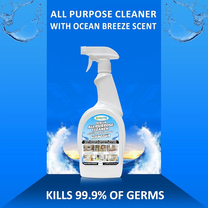 ECOLYTE+ Premium All Purpose Cleaner - Ocean Breeze - Image 3
